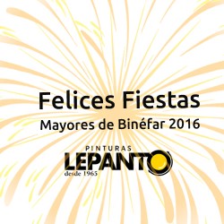 FELICES FIESTAS MAYORES DE BINÉFAR 2016