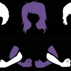El violeta inunda de color la marcha feminista del Día de la Mujer
